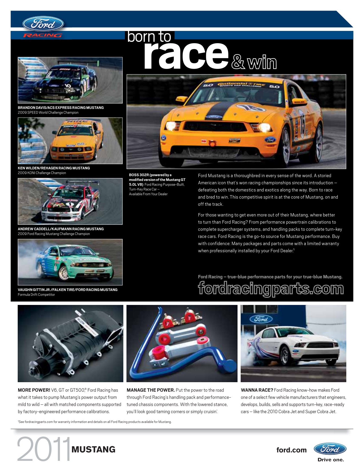 2011 Ford Mustang Brochure Page 9